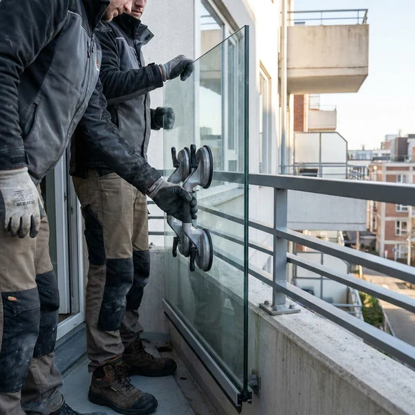 Cam balkon montajından bir kare — Instagram