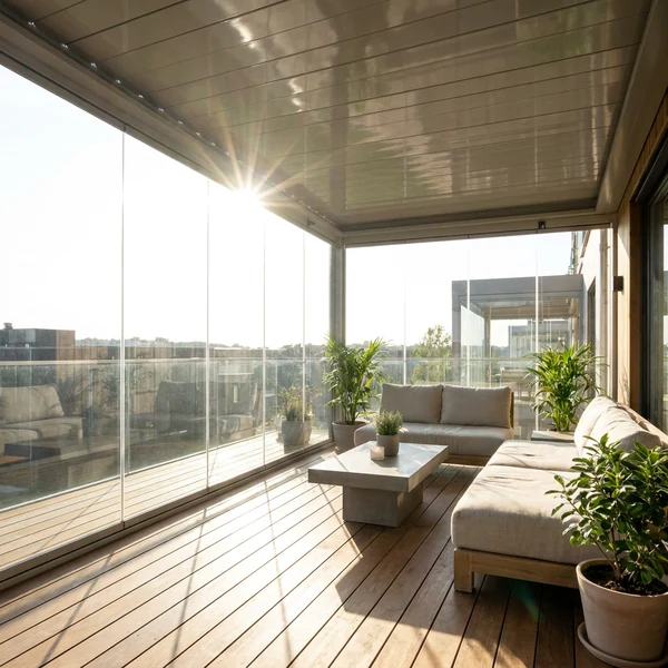 Cam balkon montajından bir kare — Instagram