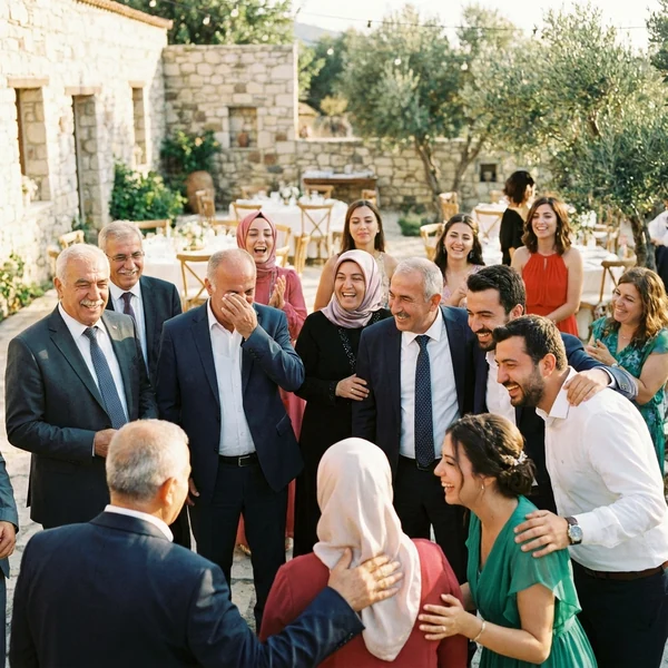 Nikah töreni duygusal an