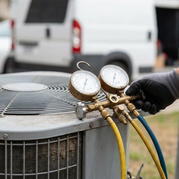 Klima gaz basıncı ölçümü — manometre